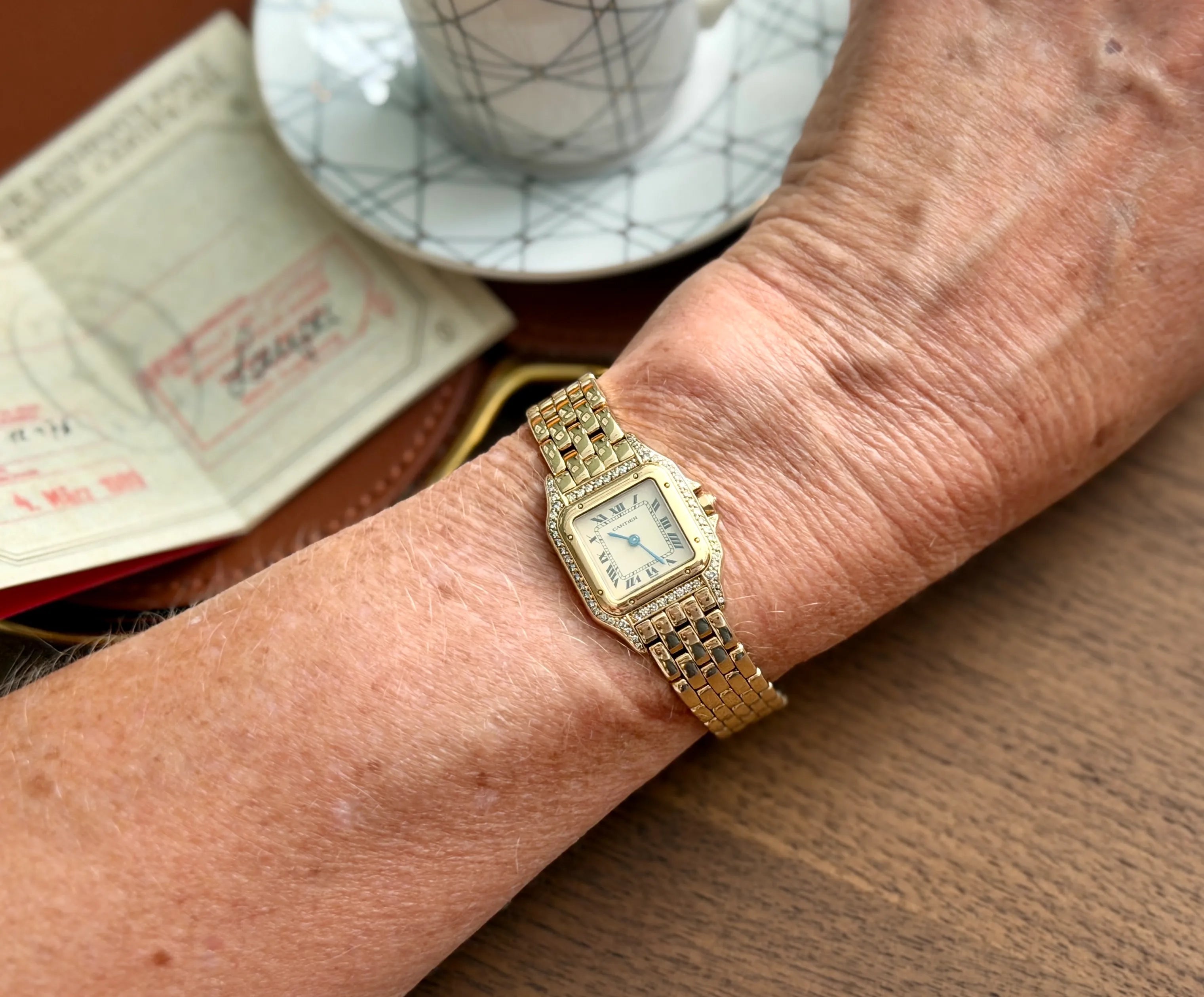 Cartier Panthere 866919  Dia Lady am Arm Expresso 