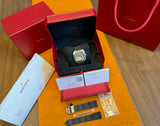 gebr. Cartier Santos Duo Time WSSA0076 mit Box 