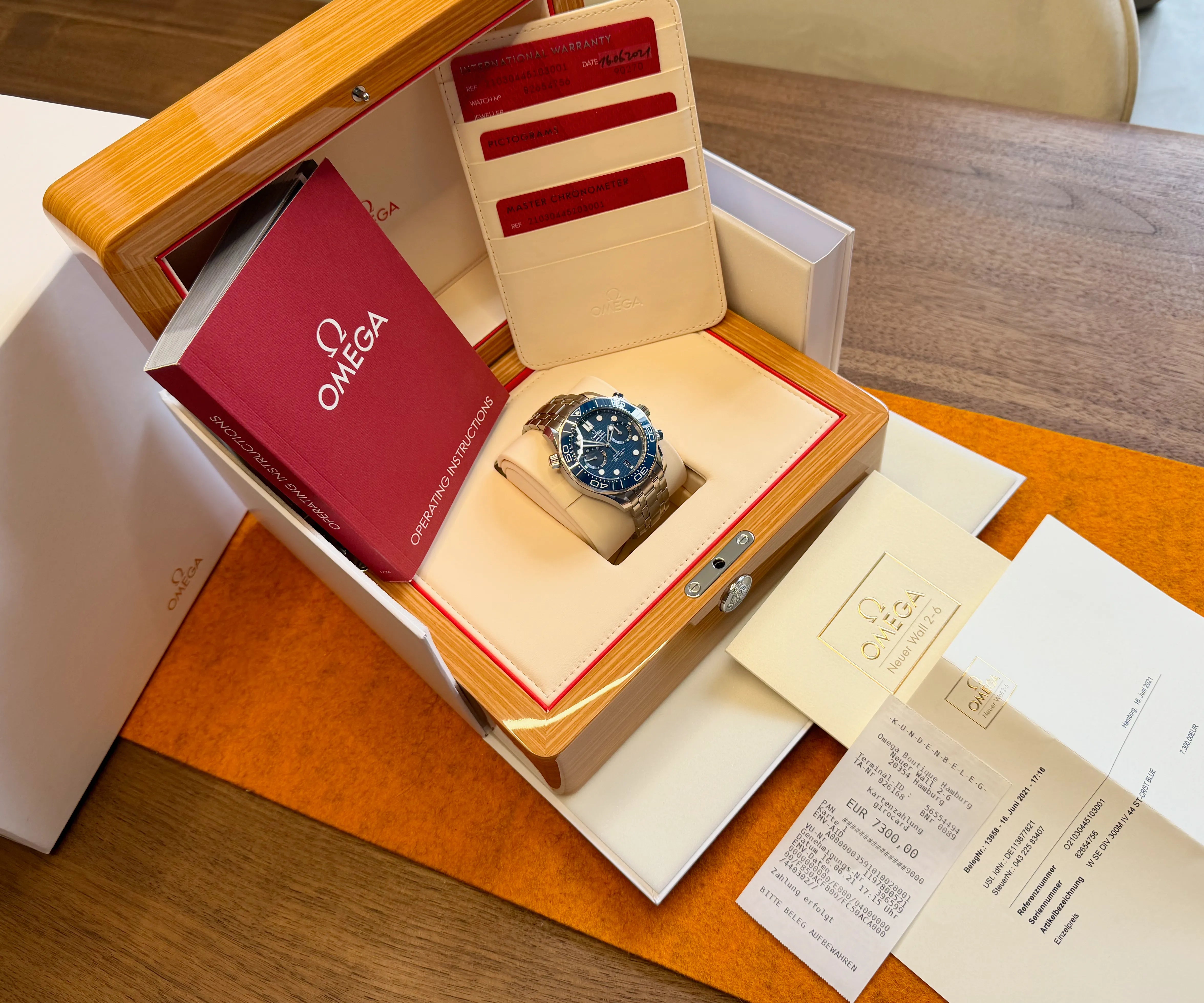 Omega Seamaster Chrono 44 mit Papieren