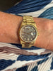 Rolex Day Date MOP Dia Zifferblatt Arm auf Kleid 