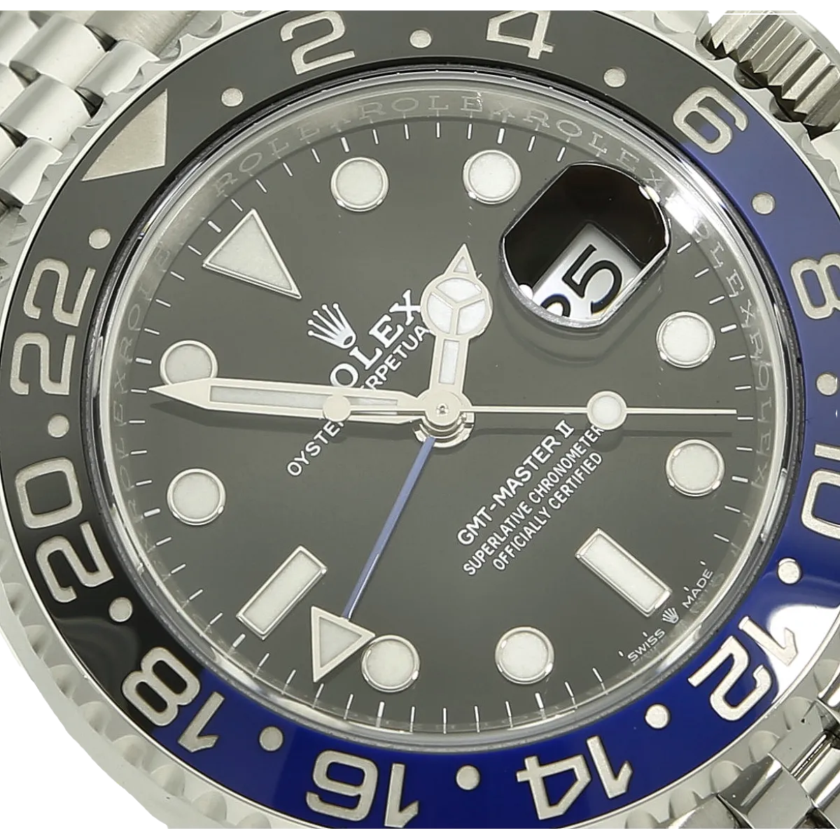 Rolex GNT Mastr II 126170 BLNR Zifferblatt 