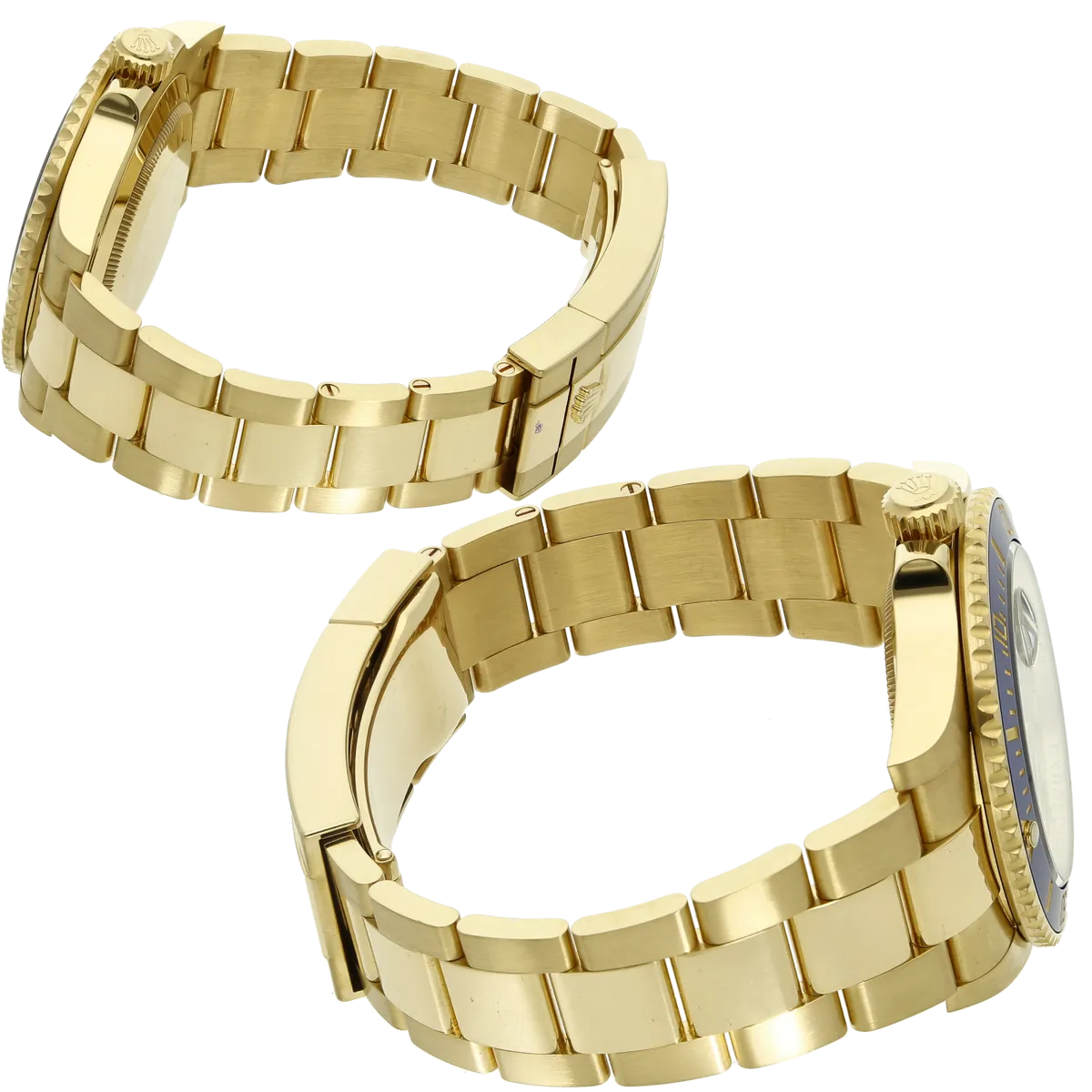 Rolex Submariner 126618LB Armband links rechts 