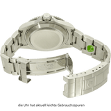 Rolex Submariner Datum Stahl Schliesse offen