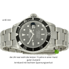 Rolex Submariner Datum Stahl liegend