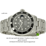 Rolex Submariner Datum Stahl liegend