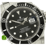 Rolex Submariner Datum Stahl Zifferblatt