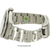 Rolex Submariner Datum Stahl Armband links