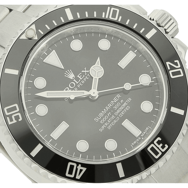 rolex submariner 114060 Zifferblatt 