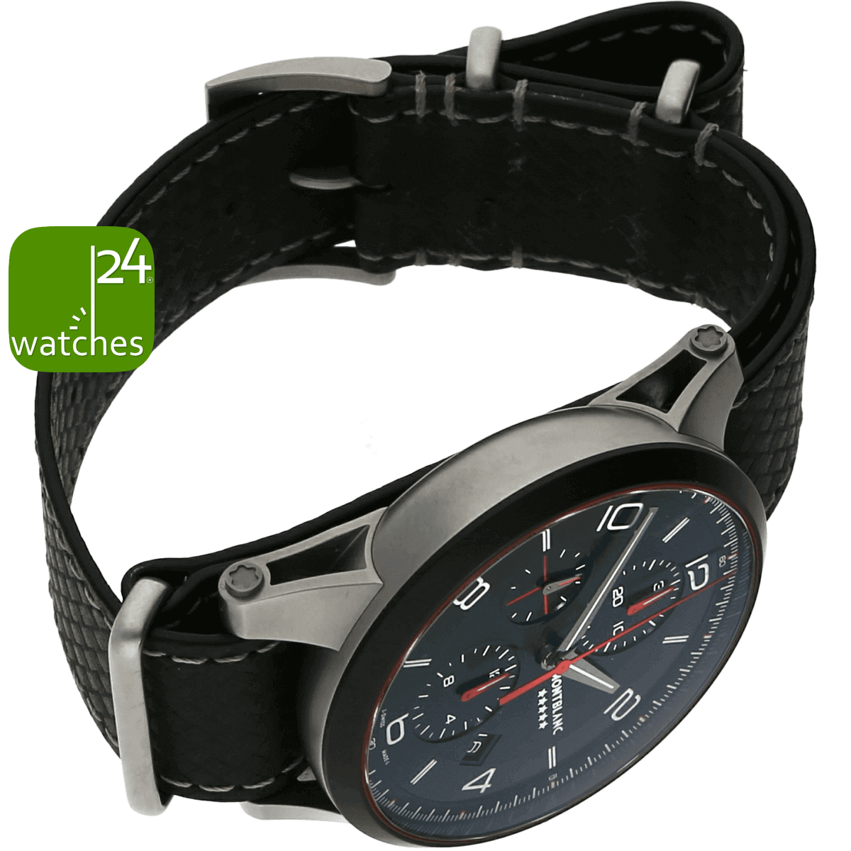 gebrauchte Montblanc Timewalker Flankenseite bei 9 Uhr