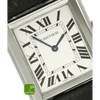 zifferblatt-silber-cartier-tank-solo-stahl