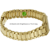 ebel damen uhr 1911 in vollgold mit brillanten armband re
