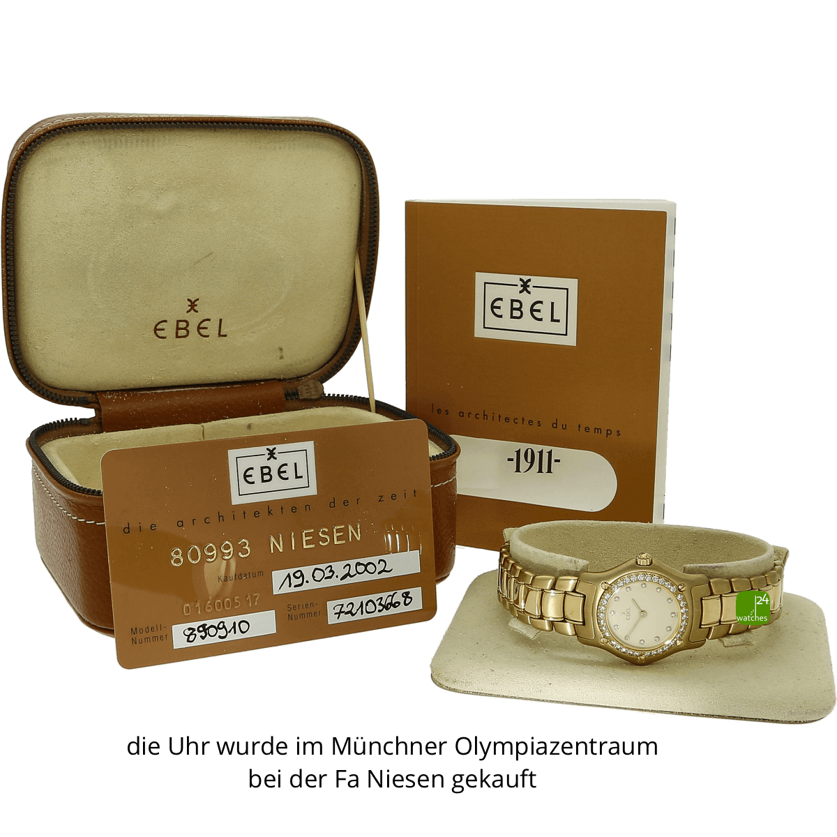 Ebel 1911 Lady Vollgold8 90910 – - Main Image