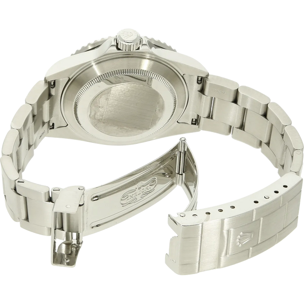 Rolex Submariner 16610 LV Kermit Schliesse offen 