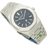 Audemars Piguet Royal Oak blue 15202 halb liegend