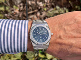 Audemars Piguet Royal Oak blue 15202 am Arm 