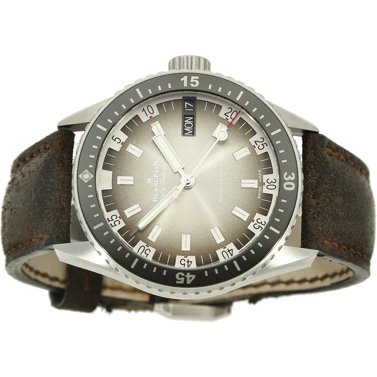 Blancpain Fifty Fathoms Bathyscape Day Date liegend 