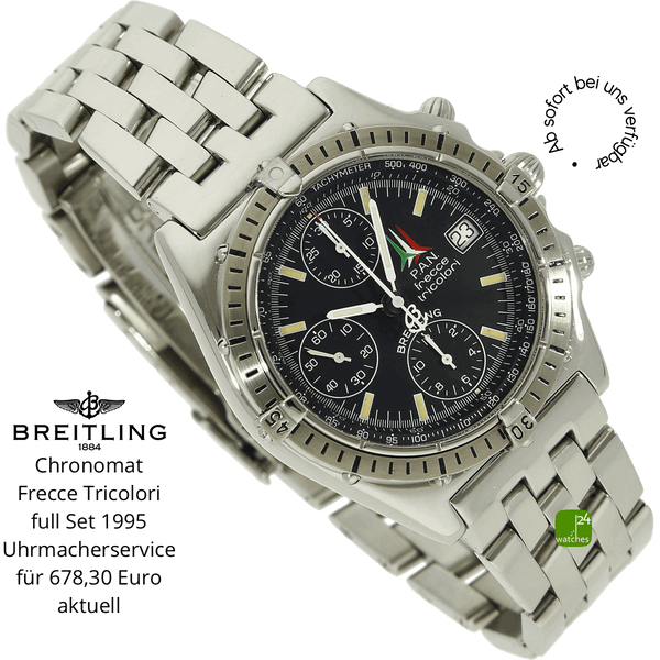 Chronomat Frecce Tricolori halb liegend