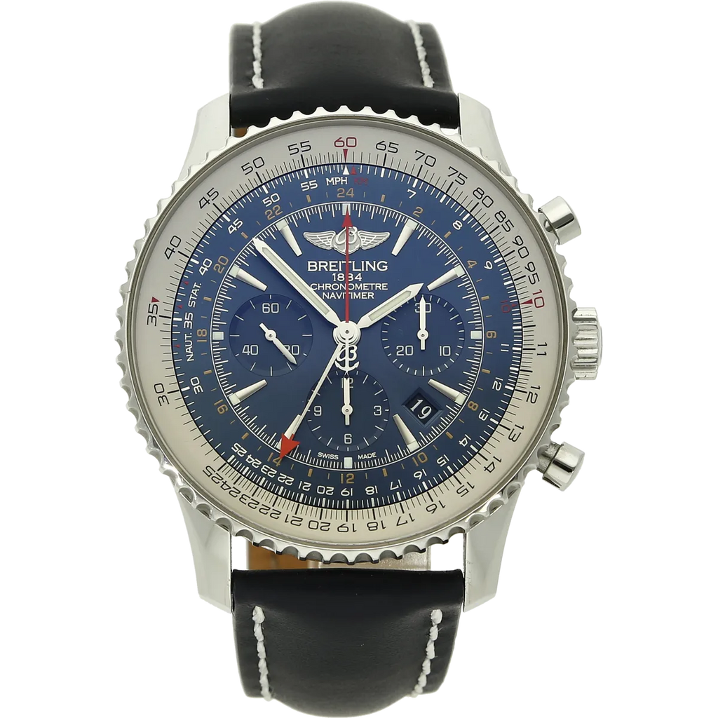 Breitling Navitimer GMT Blue Aurora lim. mit einer ganz eigenen Präsenz