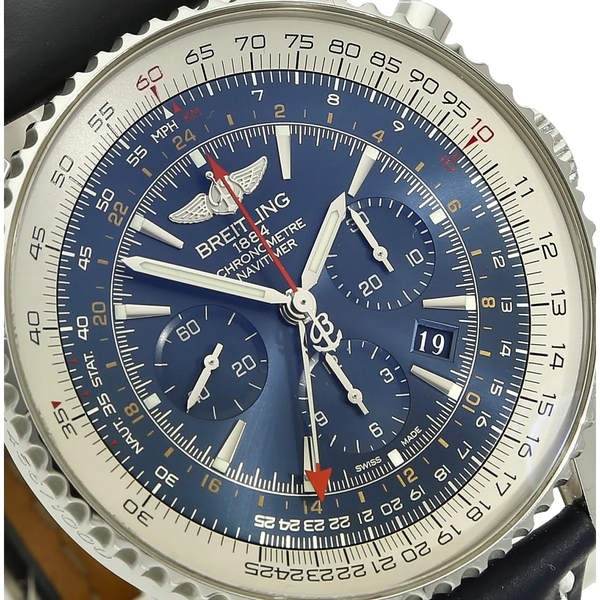 Breitling Navitimer GMT Blue Aurora lim. mit einer ganz eigenen Präsenz