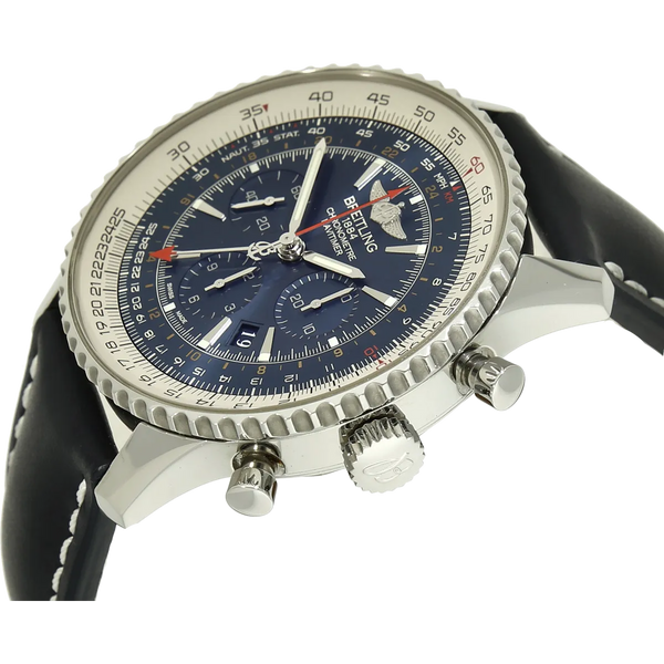 Breitling Navitimer GMT Blue Aurora lim. mit einer ganz eigenen Präsenz