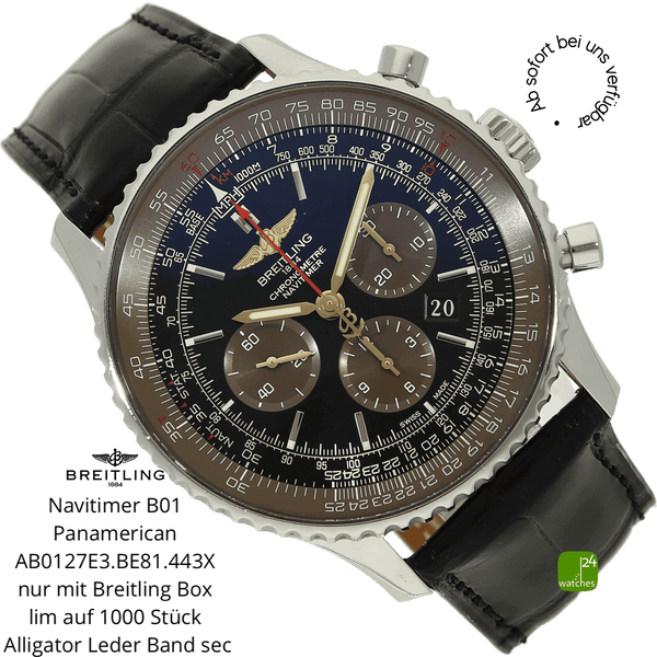 Breitling Navitimer Panamerica halb liegend