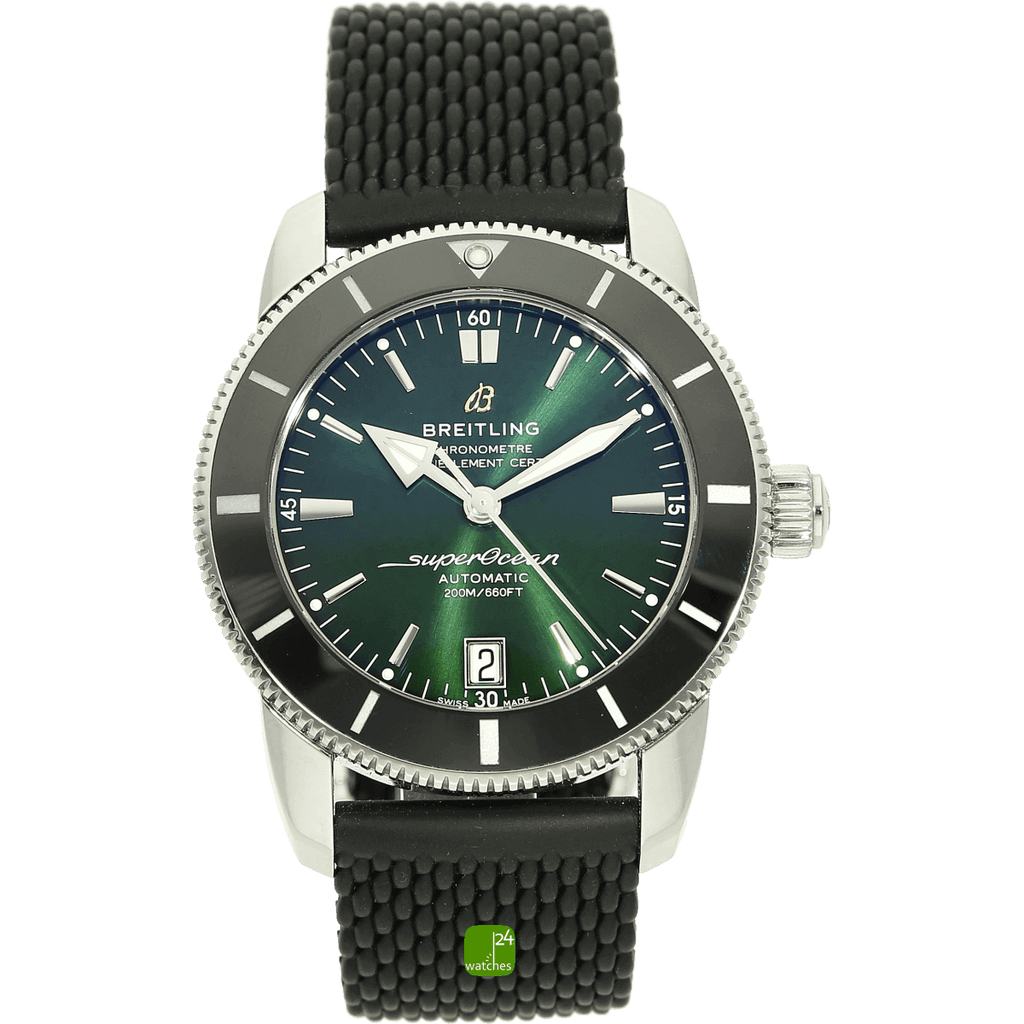 Breitling Superocean Heritage grün 42 stehend