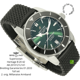 Breitling Superocean Heritage grün 42halb liegend