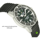 Breitling Superocean Heritage grün 42 Gehaeuse links