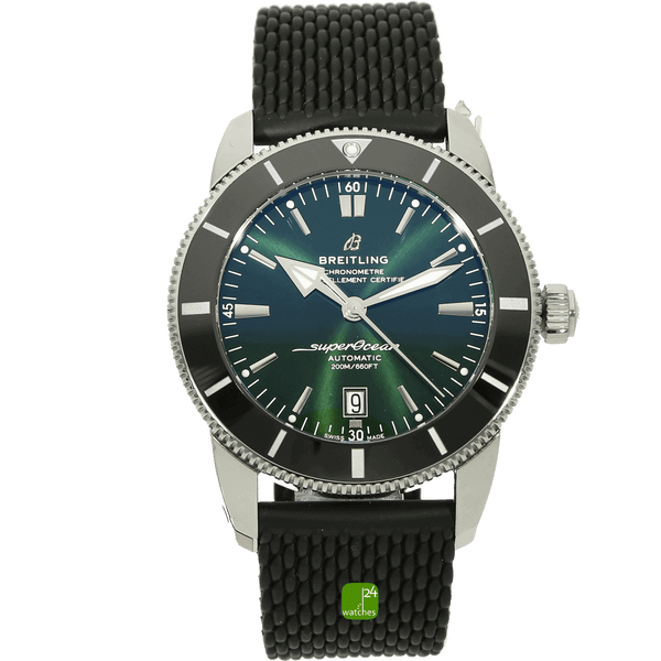 Breitling Superocean 46 gruen stehend