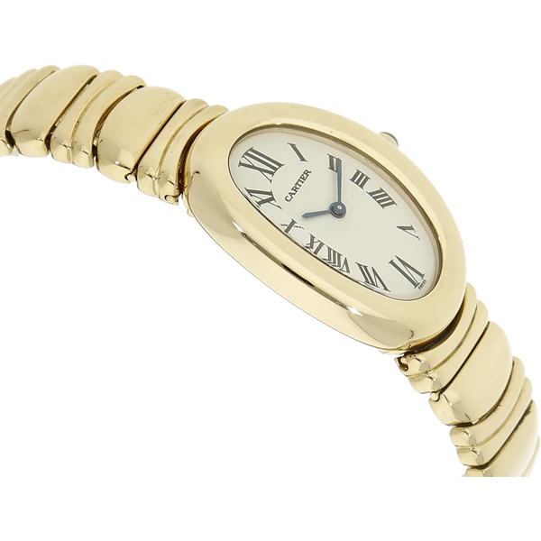 CARTIER Baignoire Papiere neuer Service - die Uhr die Macht ausstrahlt