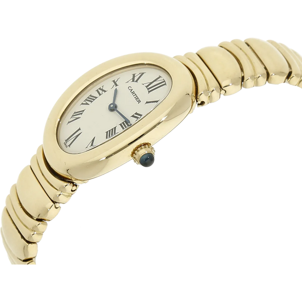 CARTIER Baignoire Papiere neuer Service - die Uhr die Macht ausstrahlt