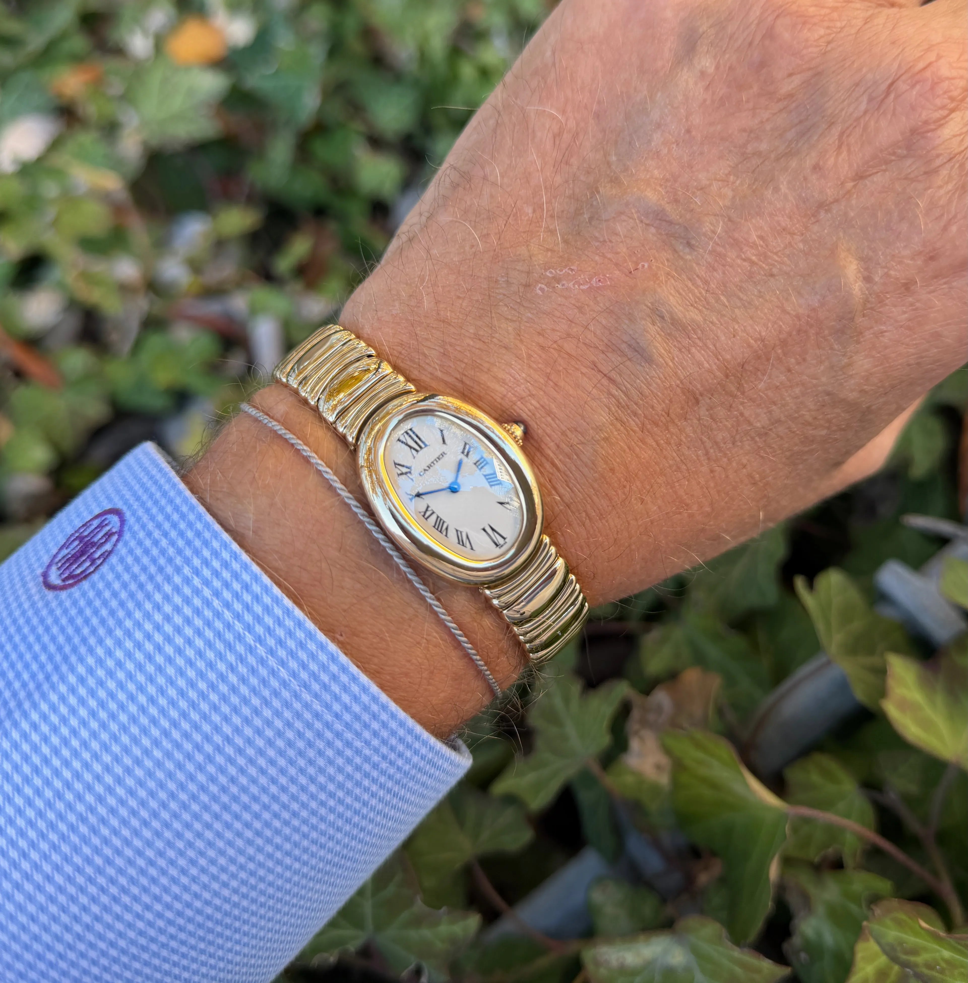 CARTIER Baignoire Papiere neuer Service - die Uhr die Macht ausstrahlt