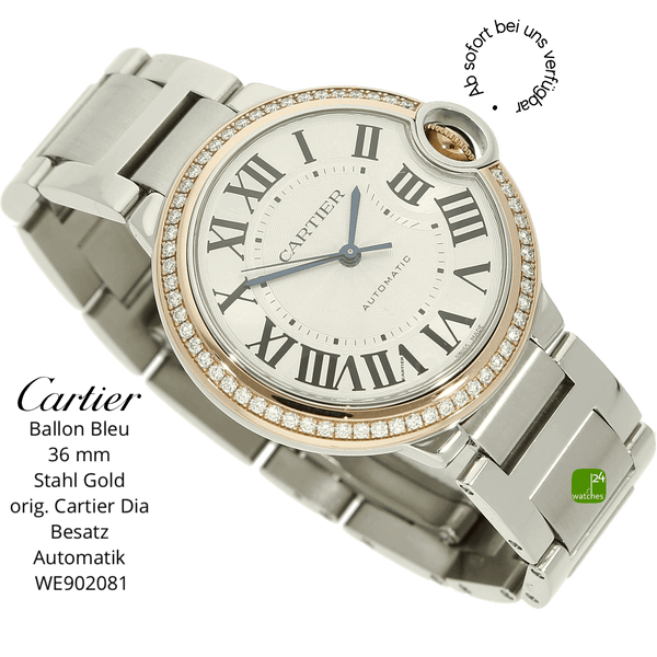 Cartier WE902081 Ballon Bleu halb liegend 