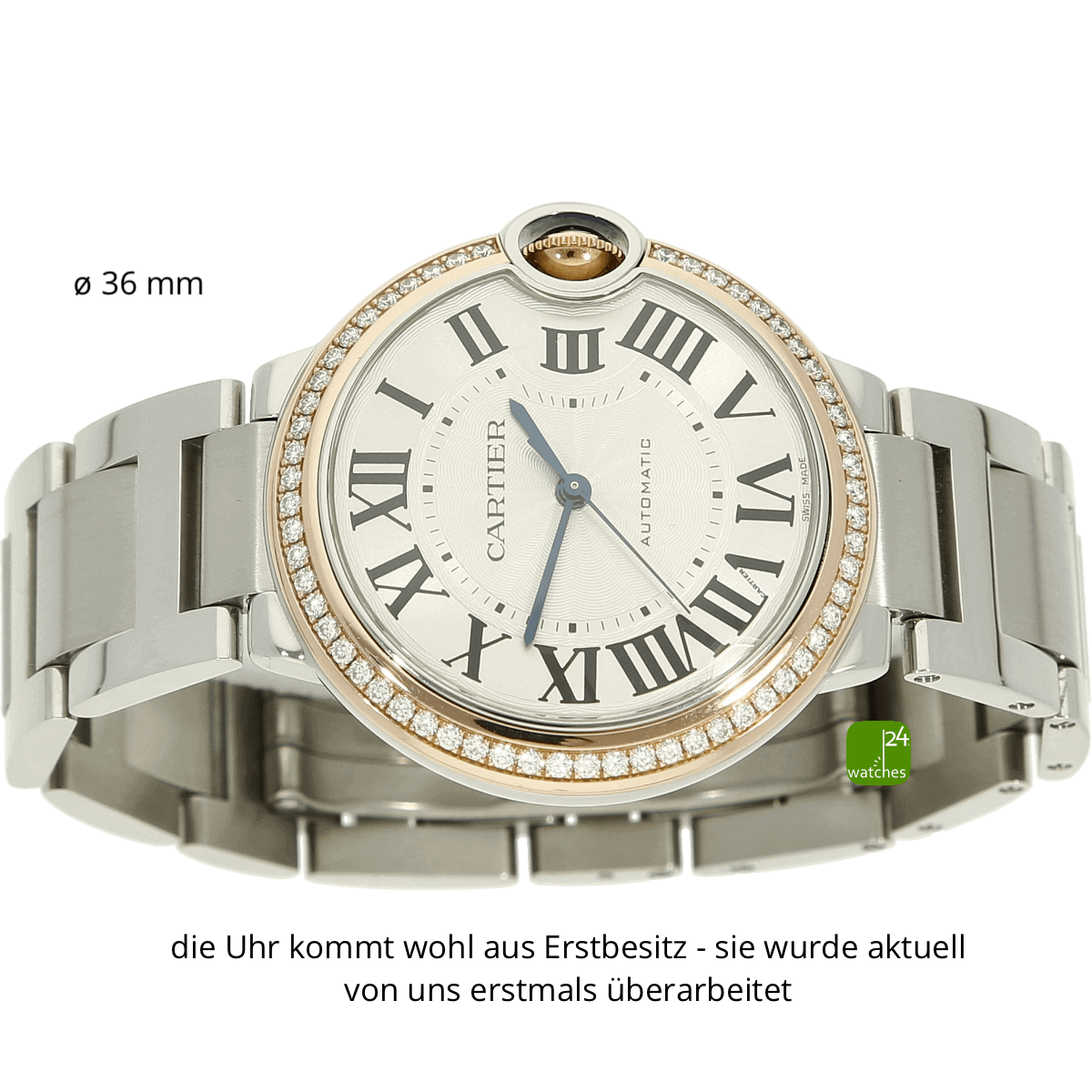 Cartier WE902081 Ballon Bleu  liegend 
