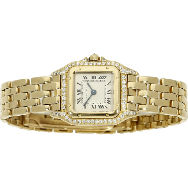 Cartier Lady Panthere 1070 Gold Dia liegend 