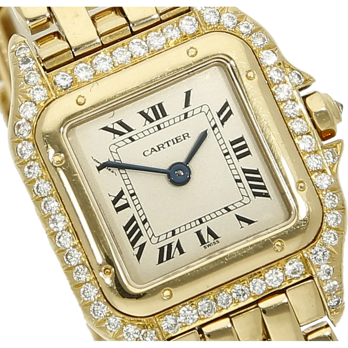 Cartier Lady Panthere 1070 Gold Dia Zifferblatt 