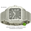 Cartier Santos gebraucht XL gruen 4072 liegend