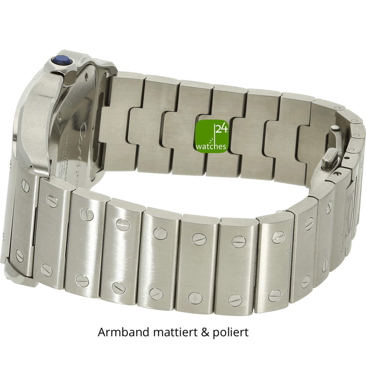 Cartier Santos XL gruen 4072 Armband links
