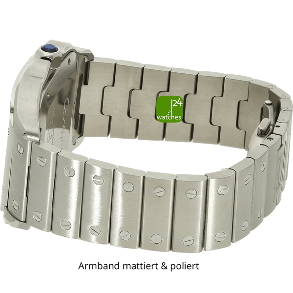 Cartier Santos XL gruen 4072 Armband links