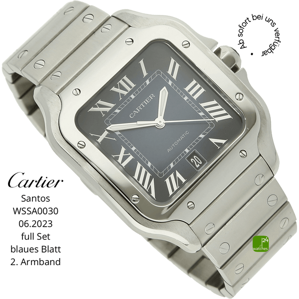 Cartier Santos WSSA0030 halb liegend