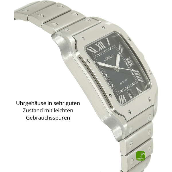 Cartier Santos WSSA0030 Gehaeuse links