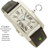 Cartier Tank Americaine 1741 halb liegend