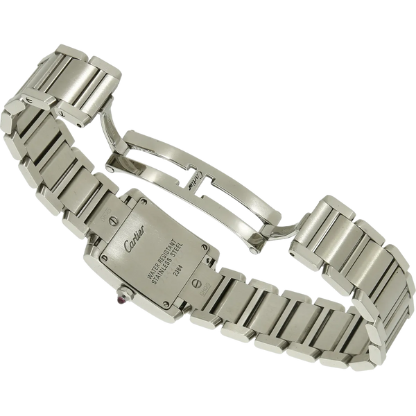 Cartier Tank Francaise MOP 2384 Schliesse offen 