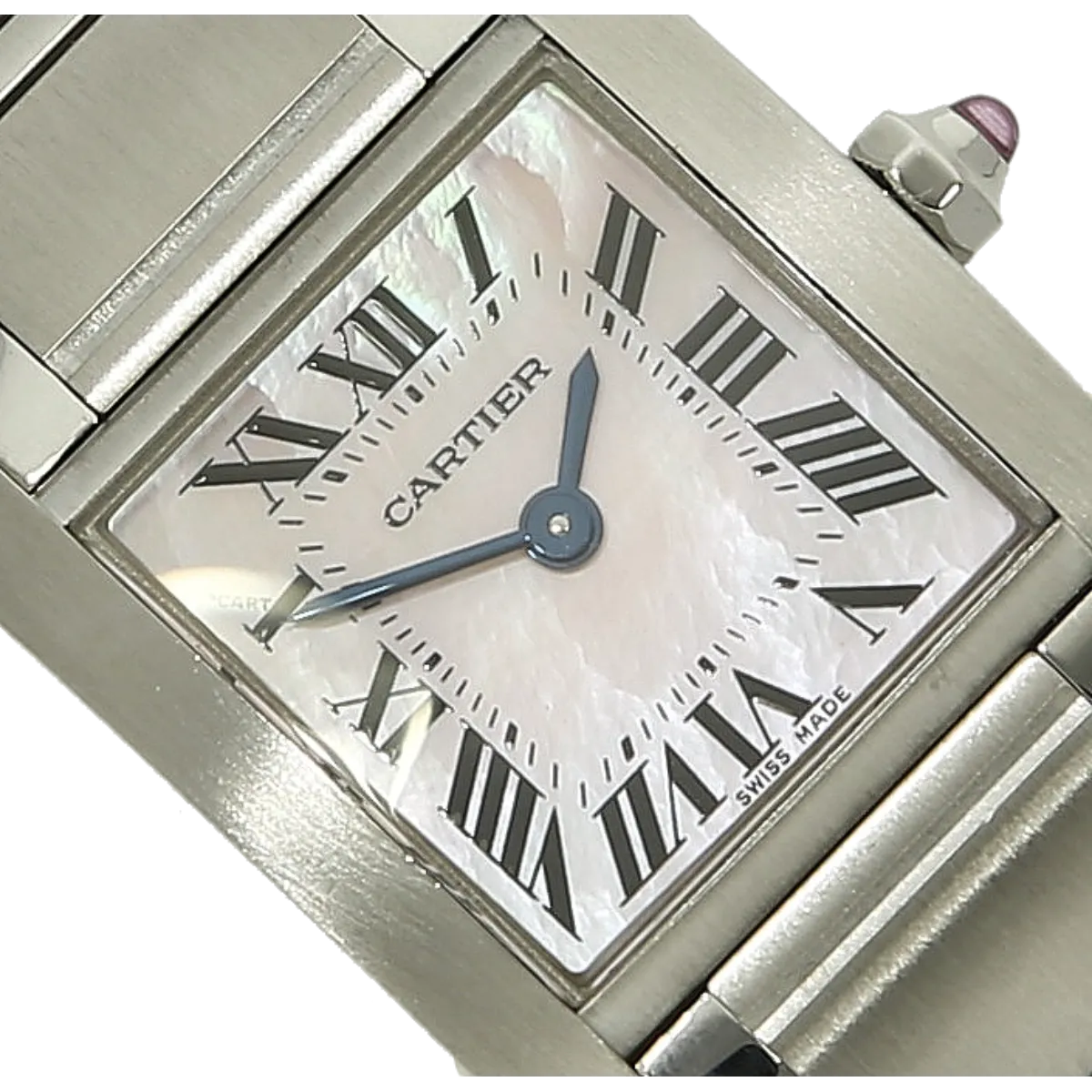 Cartier Tank Francaise MOP 2384 Zifferblatt 