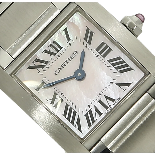 Cartier Tank Francaise MOP 2384 Zifferblatt 