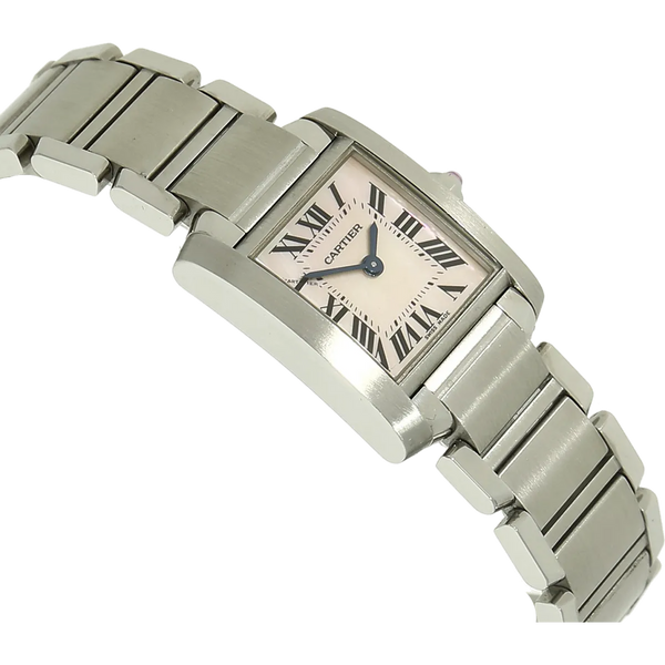 Cartier Tank Francaise MOP 2384 Gehaeuse mit Band links 