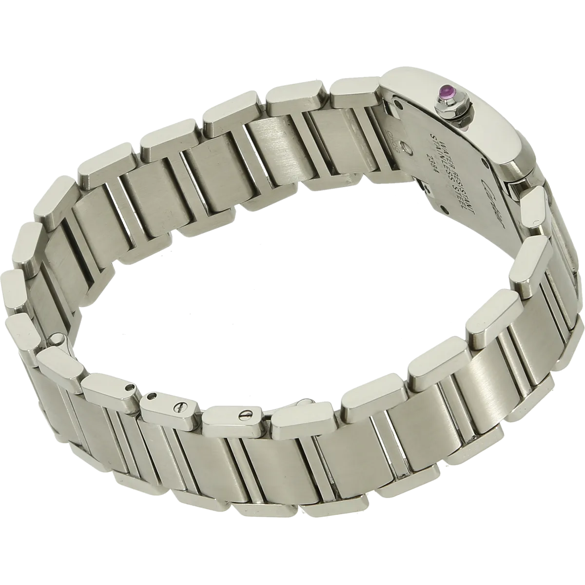 Cartier Tank Francaise MOP 2384 Armband rechts 