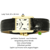 Cartier Tank Lady must 1613 liegend 