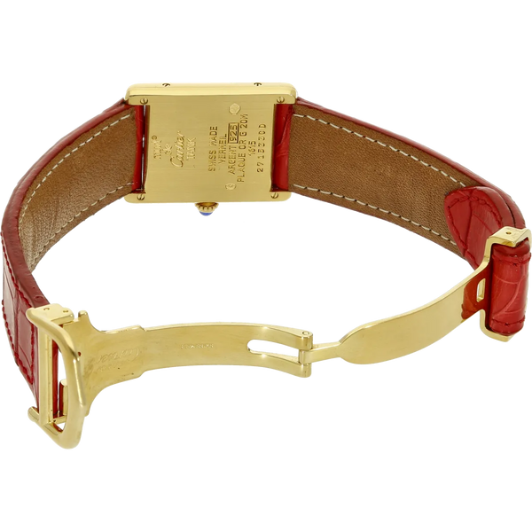 Cartier Tank must SM 1615 Schliesse offen 