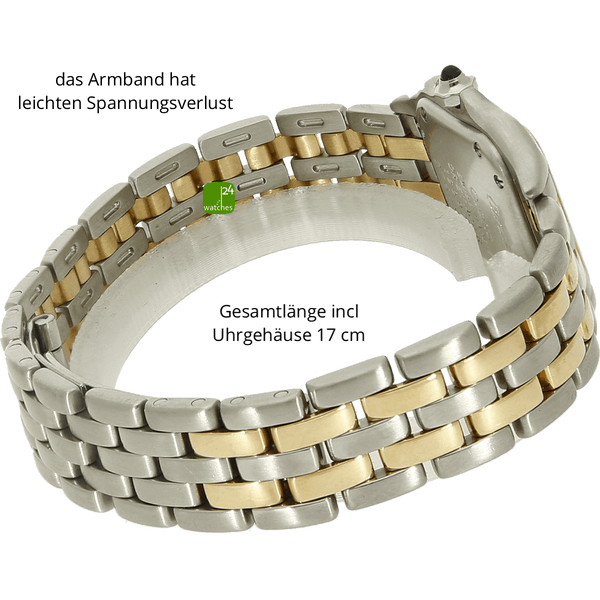 Cartier Lady Panthere Stahl Gold Armband rechts 